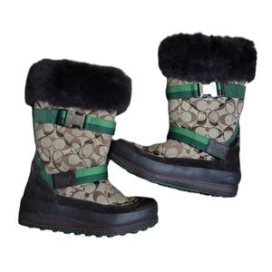Coach winter Snow Boots Size 6.5